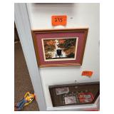 Vintage Framed Amish Carriage Print