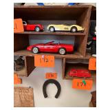 Vtg Red Plastic Convertible Toy Car