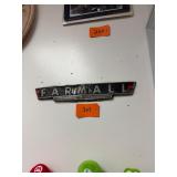 Vintage Farmall Tractor Emblem