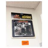 Vtg The Three Stooges Mousepad