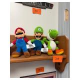 Vtg Nintendo Super Mario Plush Toys