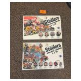 Vtg Pittsburgh Steelers Super Bowl Posters