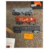 Vtg American Flyer Model Train Freight Cars