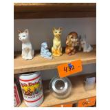 Vtg Ceramic Animal Figurines Assorted
