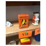 Vtg Hartz Mountain Song Food Tin
