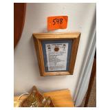 Vintage Lincoln-Kennedy Penny Display