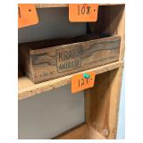 Vtg Kraft American Cheese Wooden Crate