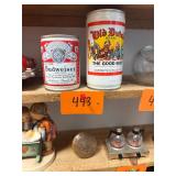 Vintage Budweiser & Old Dutch Beer Cans