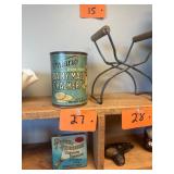 Vintage Ontario Dairy Maid Crackers Tin Bank