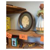 Vintage Oval Portrait Frame