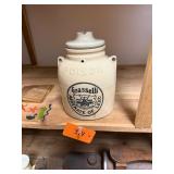 Vtg Grasselli Poison Stoneware Crock