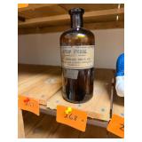 Vtg W.J. Gilmore Drug Co. Amber Bottle