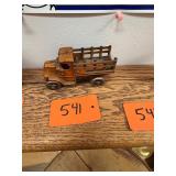 Vintage Arcade Cast Iron Stake Truck