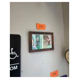 Vtg Star Wars Trading Cards Framed