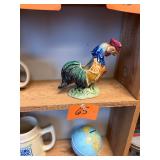 Vtg Ceramic Rooster Figurine