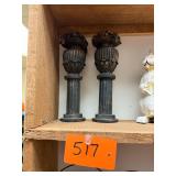 Vintage Neoclassical Style Urn Candlesticks