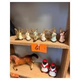 Vtg Angel Figurines Assorted