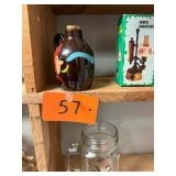 Vtg Ceramic Old Firewater Jug