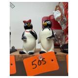 Vintage Millie And Willie Penguin S+P Shakers