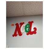 Vtg Noel Christmas Wall Decoration