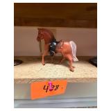 Vtg Metal Toy Horse