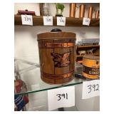 Vintage J.L. Clark Metal Canister