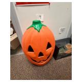 Vintage Blow Mold Pumpkin Jack-O-Lantern