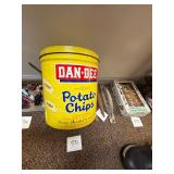 Vintage Dan-Dee Potato Chip Tin