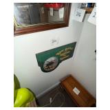 Vintage Big Bull Lodge And Resort Sign