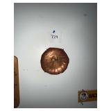 Vintage Copper Chuzzlewit Wall Plaque