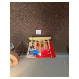 Vintage Safe-T-Glo 5-Light Candolier