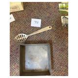 Vintage Crisco Pan And Snow-Mellow Spoon