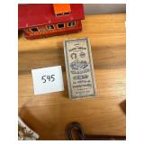 Vintage Clark Thread Company O.N.T. Box