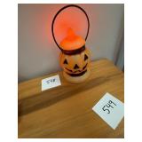 Vintage Blow Mold Pumpkin Lantern