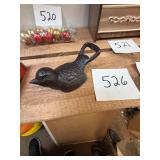 Vintage Cast Iron Bird Bottle Opener