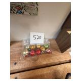 Vintage Miniature Glass Christmas Ornaments