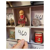 Vintage Miniature Doll Plaid Dress