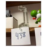 Vintage Glass Telephone Candy Container