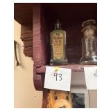 Vintage Vaseline Hair Tonic Glass Bottle