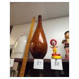 Vintage Art Glass Teardrop Vase