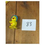 Vintage Wind-Up Plastic Chick Toy