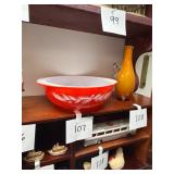 Vintage Pyrex Pine Pattern Mixing Bowl