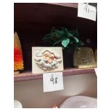 Vintage Santa Claus Wall Planter