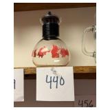 Vintage Pink Glass Elephant Syrup Dispenser