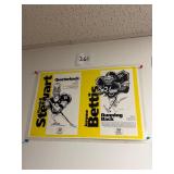 Vintage Pittsburgh Steelers Sports Poster