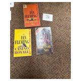 Vintage Ian Fleming James Bond Paperbacks 1950s