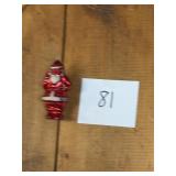 Vintage Santa Claus Glass Ornament