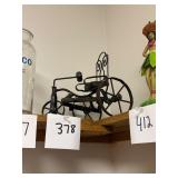 Vintage Metal Miniature Tricycle