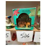 Vintage Bone China Bear Figurines In Box