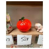Vintage Art Glass Orange